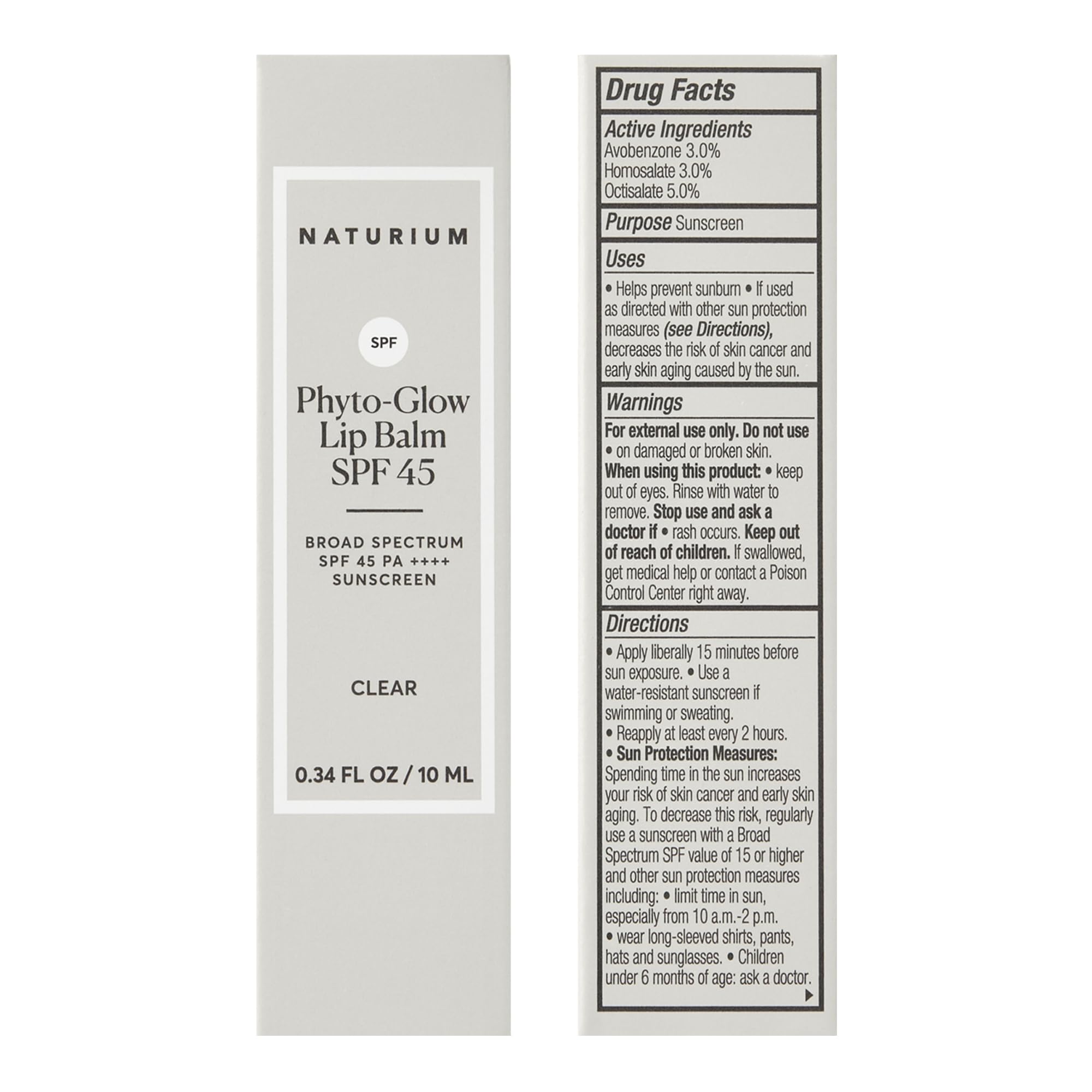 Naturium lip balm texture close-up showing glossy finish and hydration