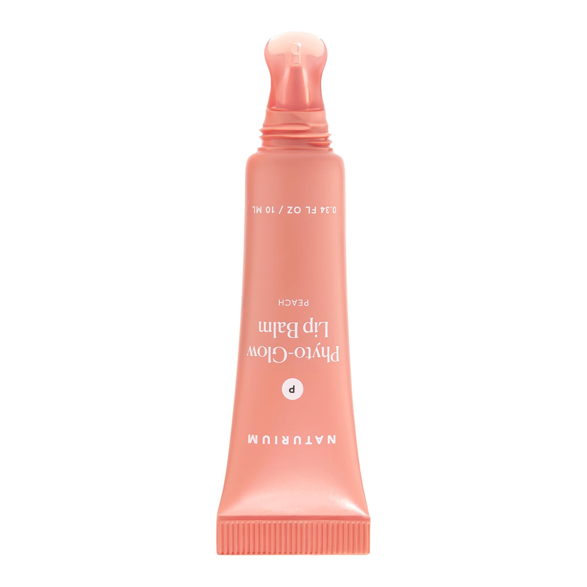 Naturium Phyto-Glow Lip Balm texture close-up showing creamy buttery finish for smooth lips