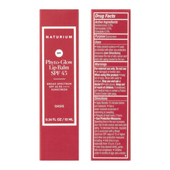 Naturium Phyto‑Glow texture close‑up swatch highlighting smooth, shiny finish and nourishing ingredients