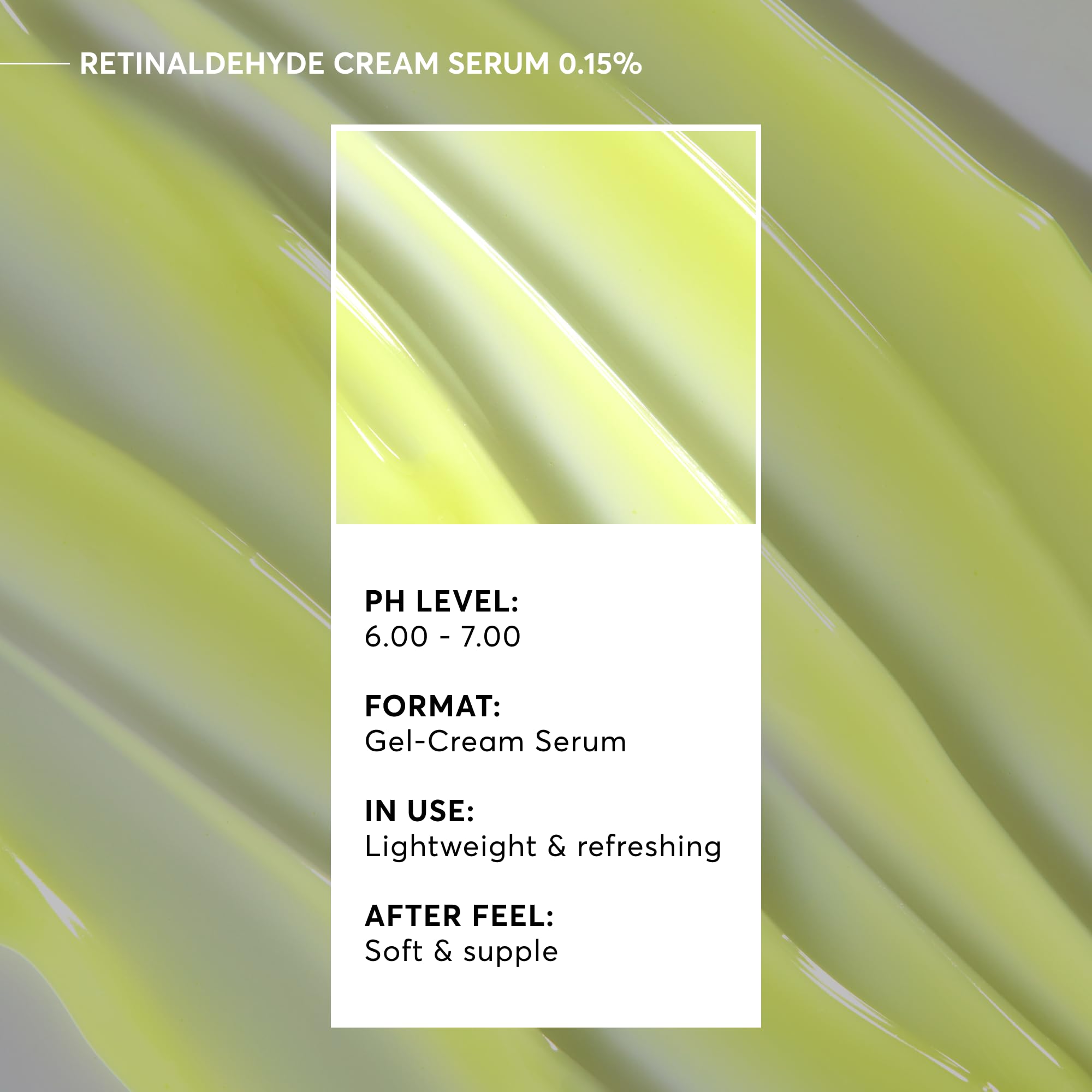 Naturium before and after texture visual, emphasizes refined skin surface