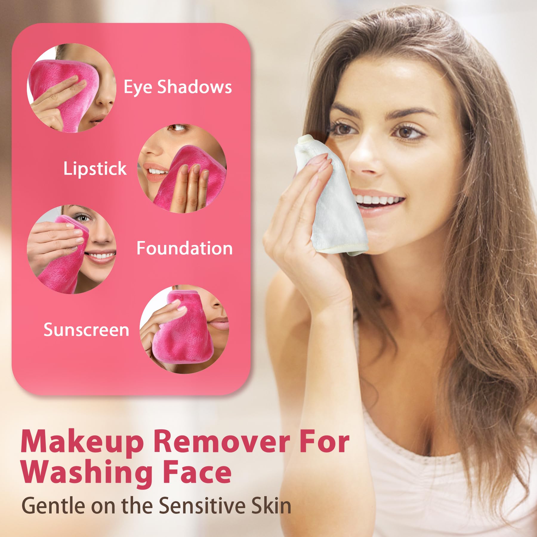 Natwag close-up microfiber texture revealing soft fibers for deeper cleansing