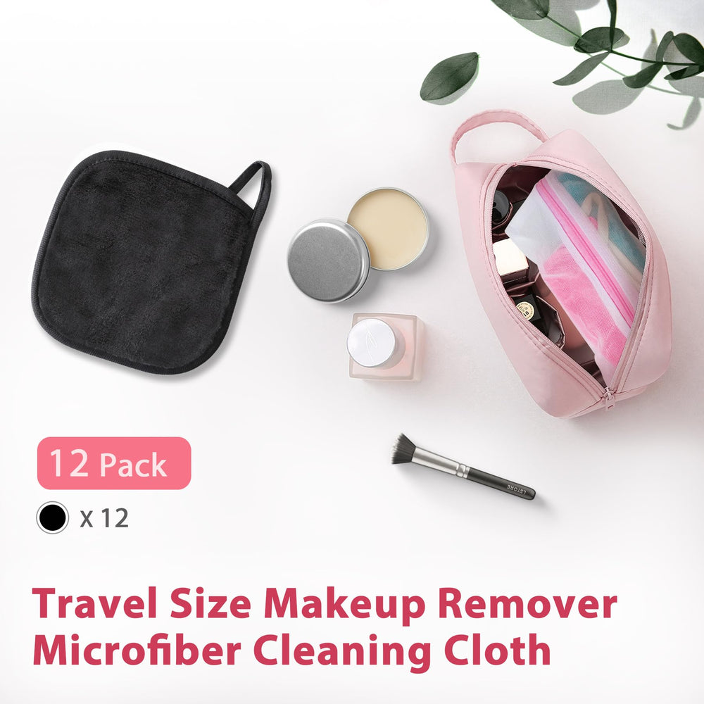 Natwag cloth removing makeup at sink demonstrating quick residue removal benefit