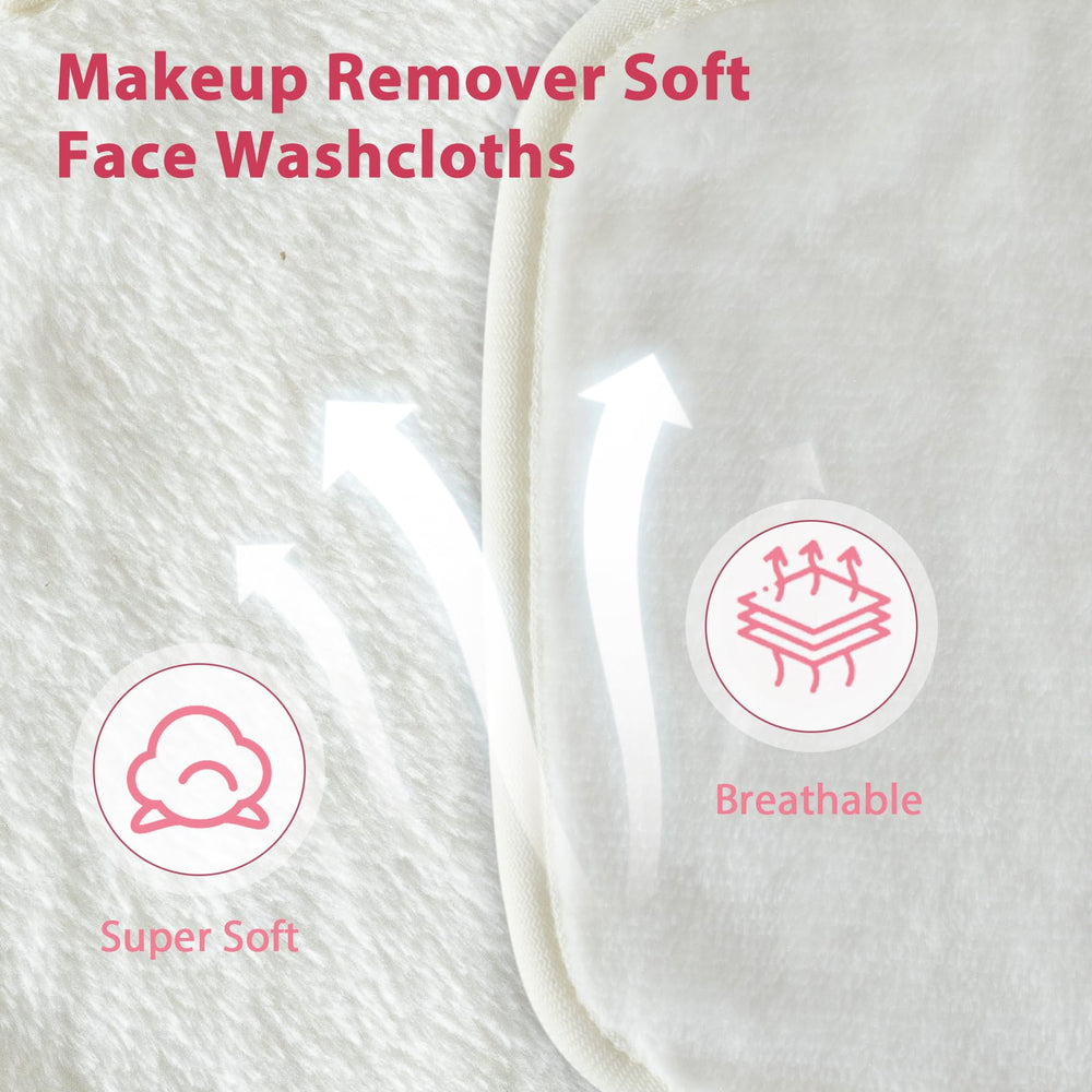 Natwag cloth in hand wiping makeup showing effective gentle removal benefit