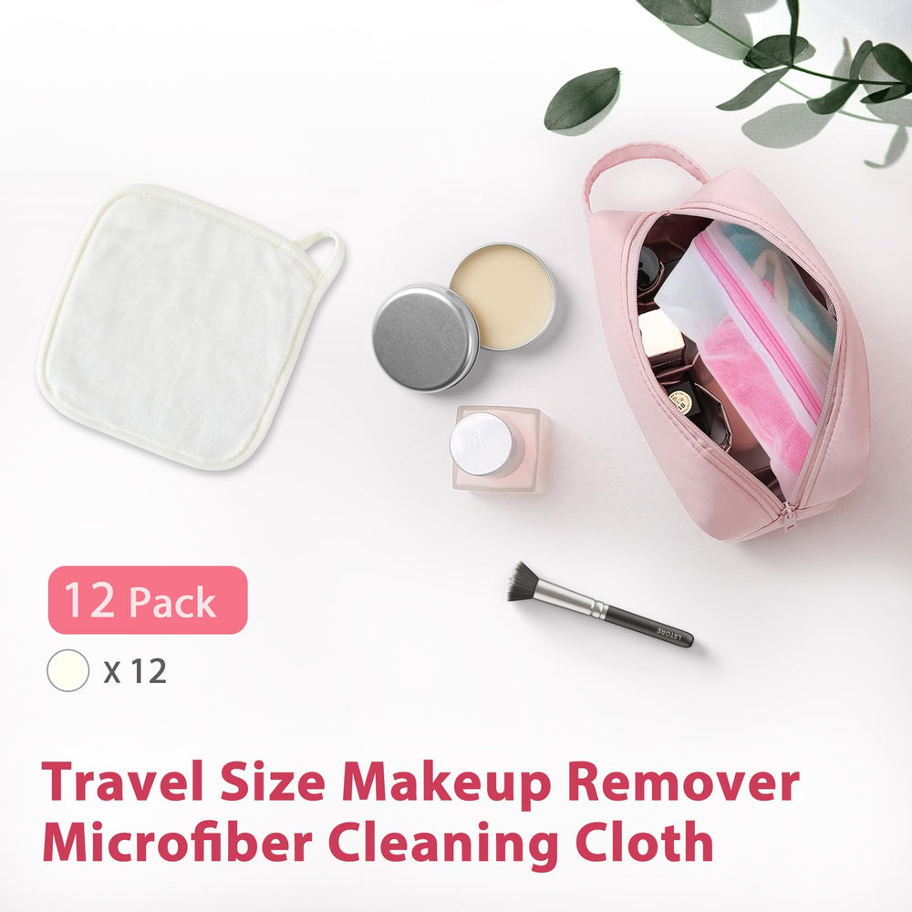 Natwag cloths staged on a bathroom counter showing tidy everyday routine benefit
