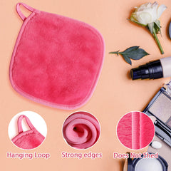 Natwag towel removing eye makeup gently without harsh rubbing