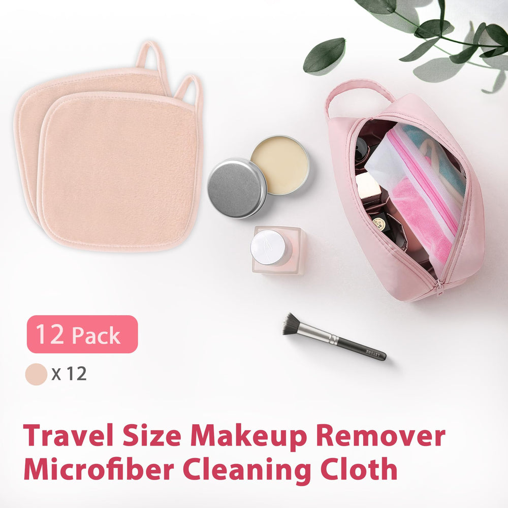 Natwag toiletry kit with cloths illustrating travel convenience and low-waste benefit