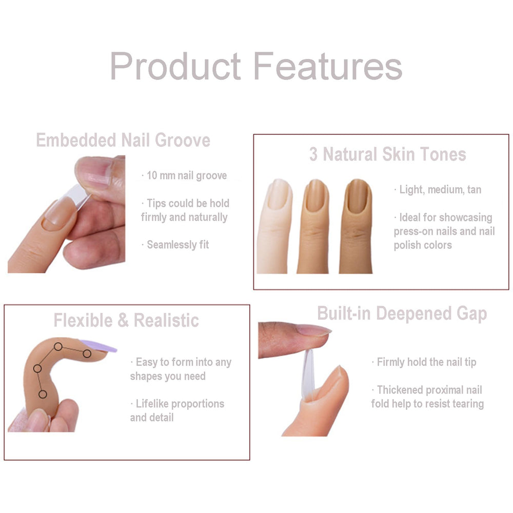 Naughtology close-up of nail bed gap demonstrating secure tip placement and easy practice