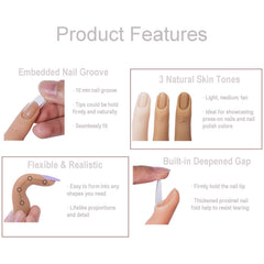 Naughtology close-up of nail bed gap demonstrating secure tip placement and easy practice