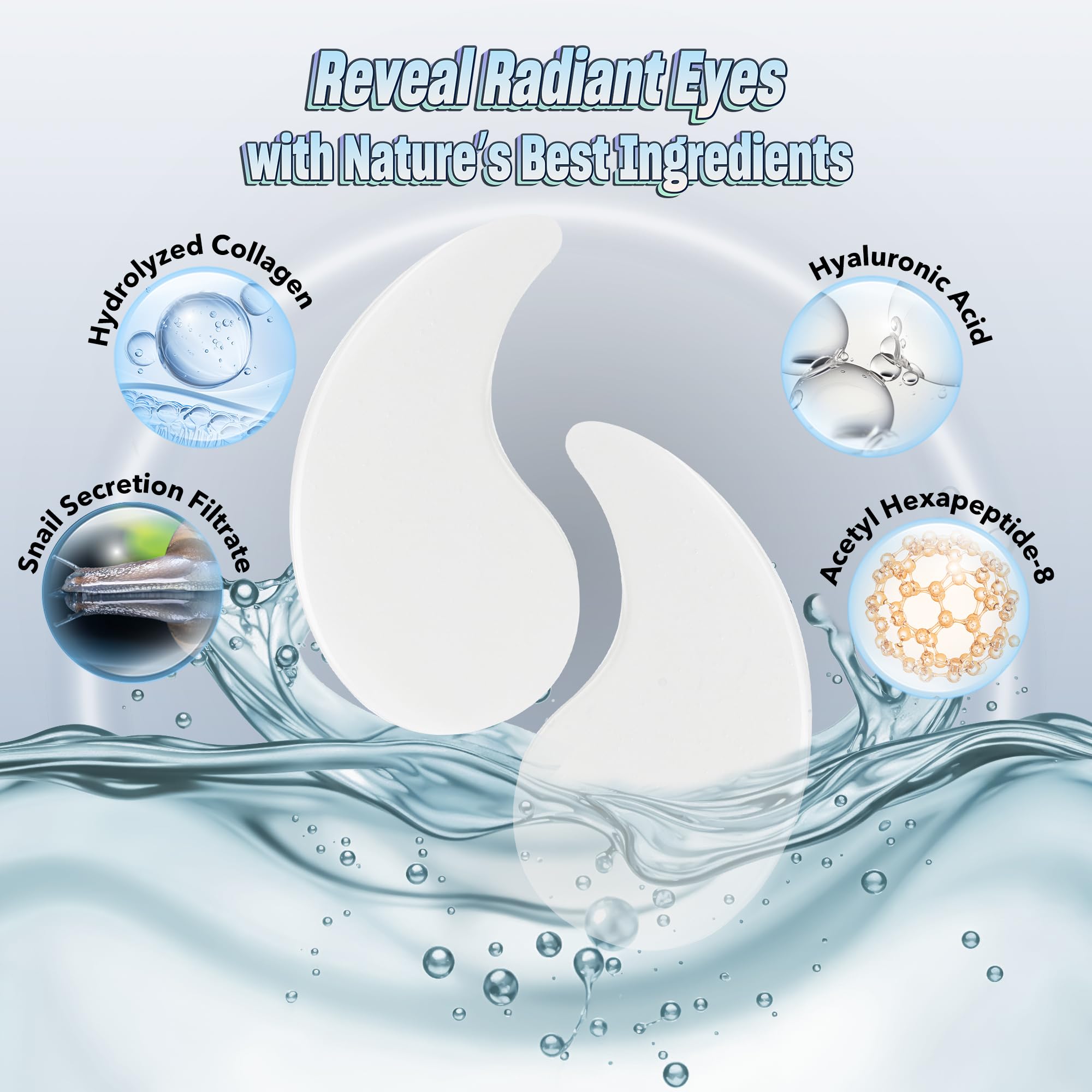 NAZANO hyaluronic serum texture on fingertip showing hydration