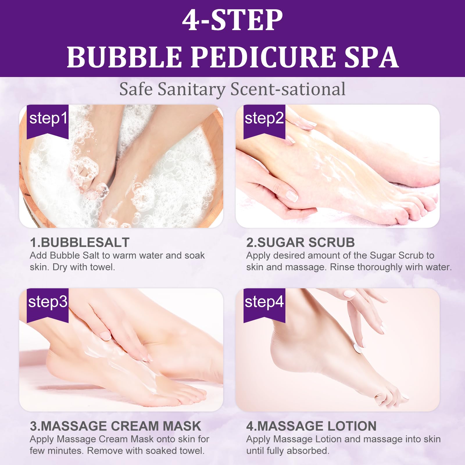 nbc BeautiLab feet soaking in basin showing calming foot-restoring effect