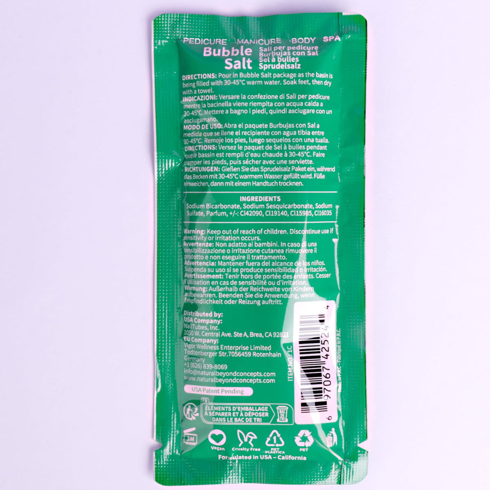 nbc BeautiLab individually packaged sachets for hygienic travel use