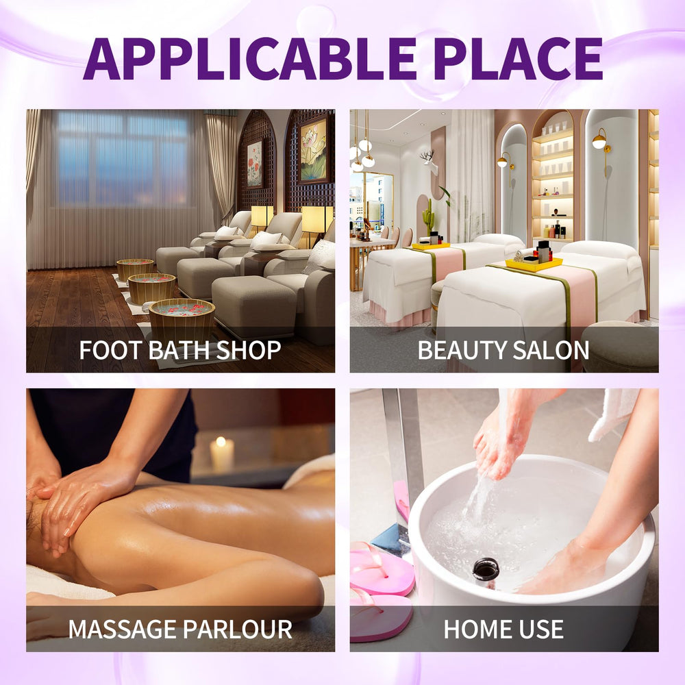 nbc BeautiLab product beside shoe showing size and travel-friendly benefit