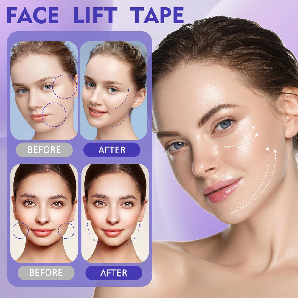 NBF application on jawline demonstrating quick lift and contouring benefit