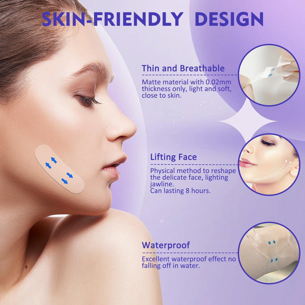 NBF eye-lift demo showing invisible tape placement for lifted eyelid look