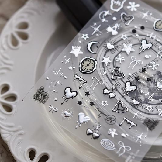 NBNTGH close-up of 5D embossed texture providing metallic depth