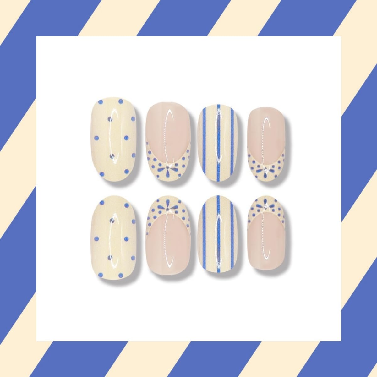 NBNTGH kit contents with nails adhesive tabs and wooden stick for easy application