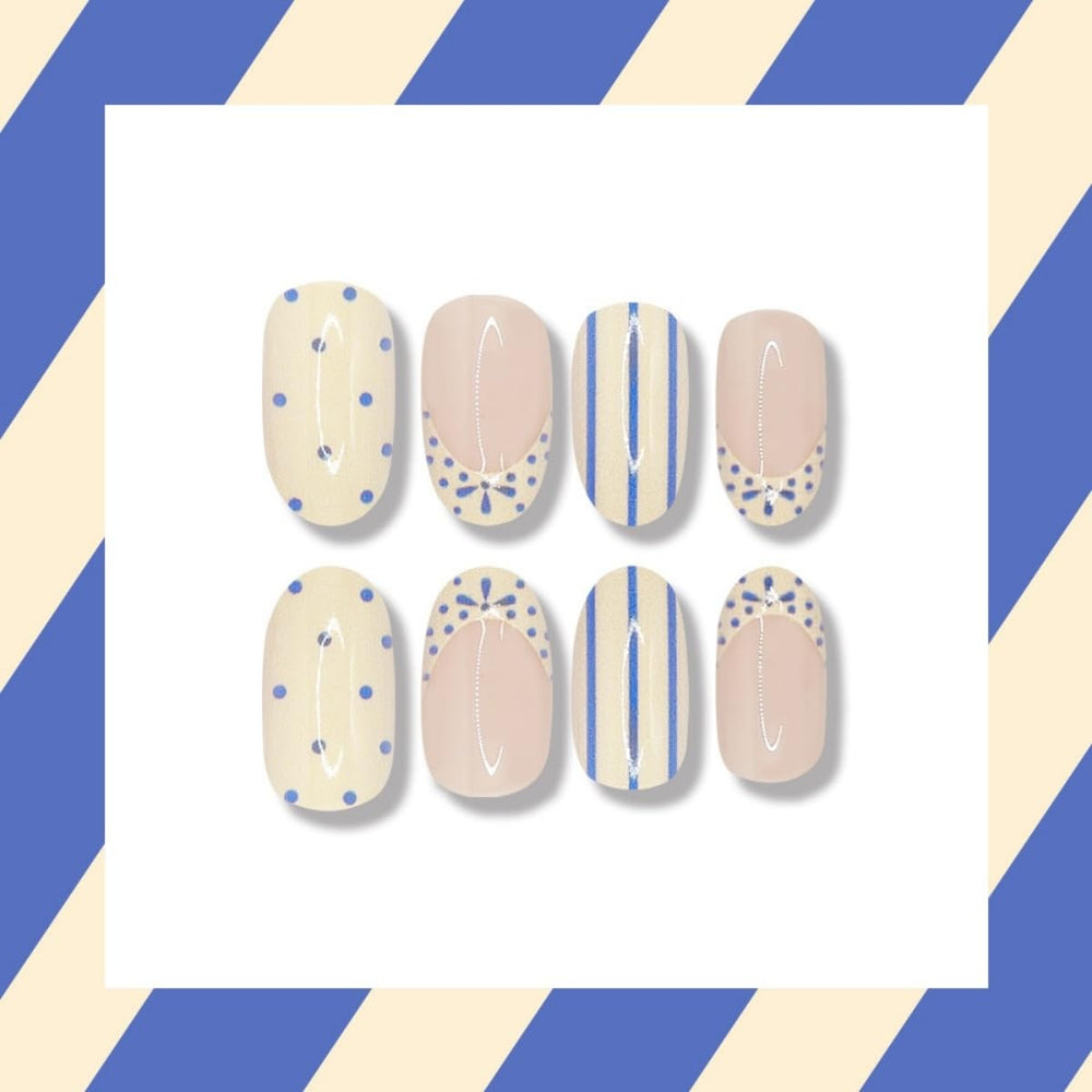 NBNTGH kit contents with nails adhesive tabs and wooden stick for easy application