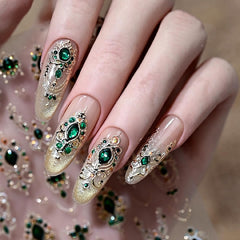 NBNTGH embossed close-up highlighting raised gemstone texture for realistic sparkle
