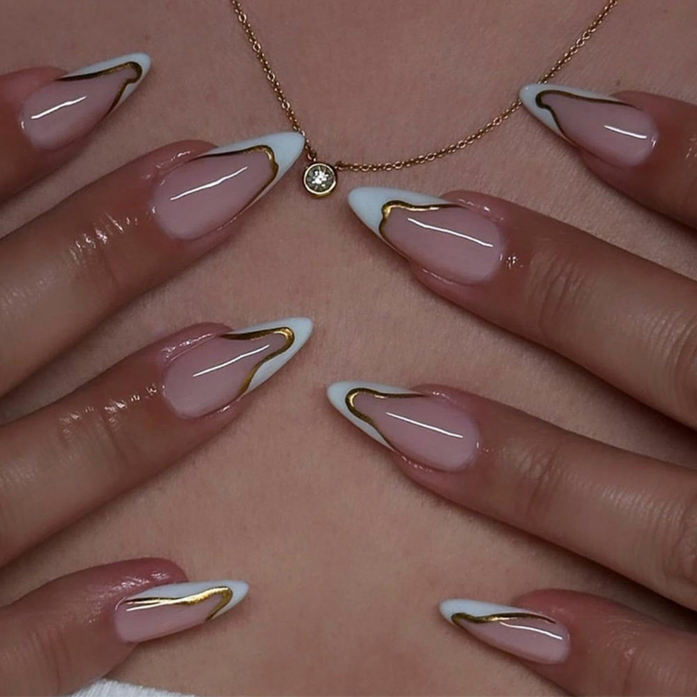 NBNTGH front packaging showing 24-piece French tip set and benefits