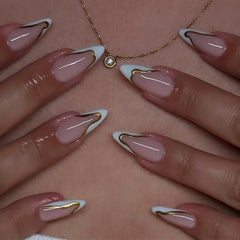 NBNTGH front packaging showing 24-piece French tip set and benefits