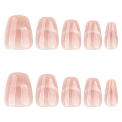 NBNTGH hands applying a press-on nail demonstrating fast salon-style results