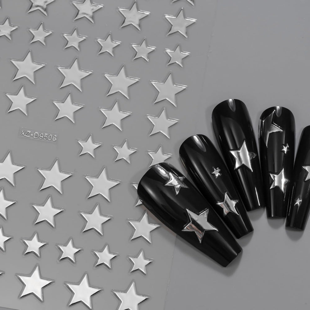 NBNTGH close-up of sheet silver stars highlighting design variety and precision
