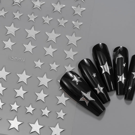 NBNTGH close-up of sheet silver stars highlighting design variety and precision