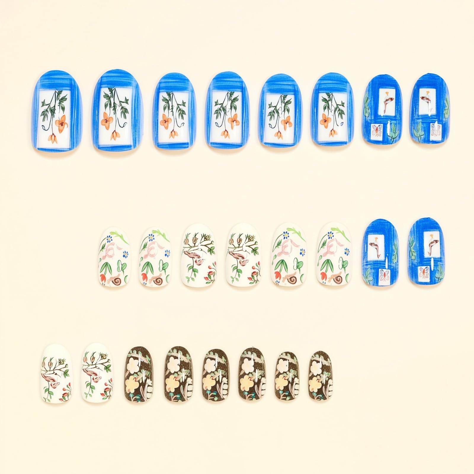 NBNTGH nail size comparison beside finger showing correct scale fit