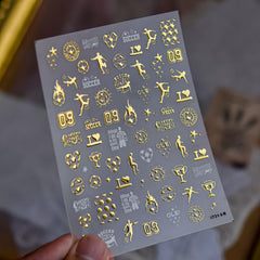 NBNTGH front packaging sheet showing soccer nail stickers and set benefit