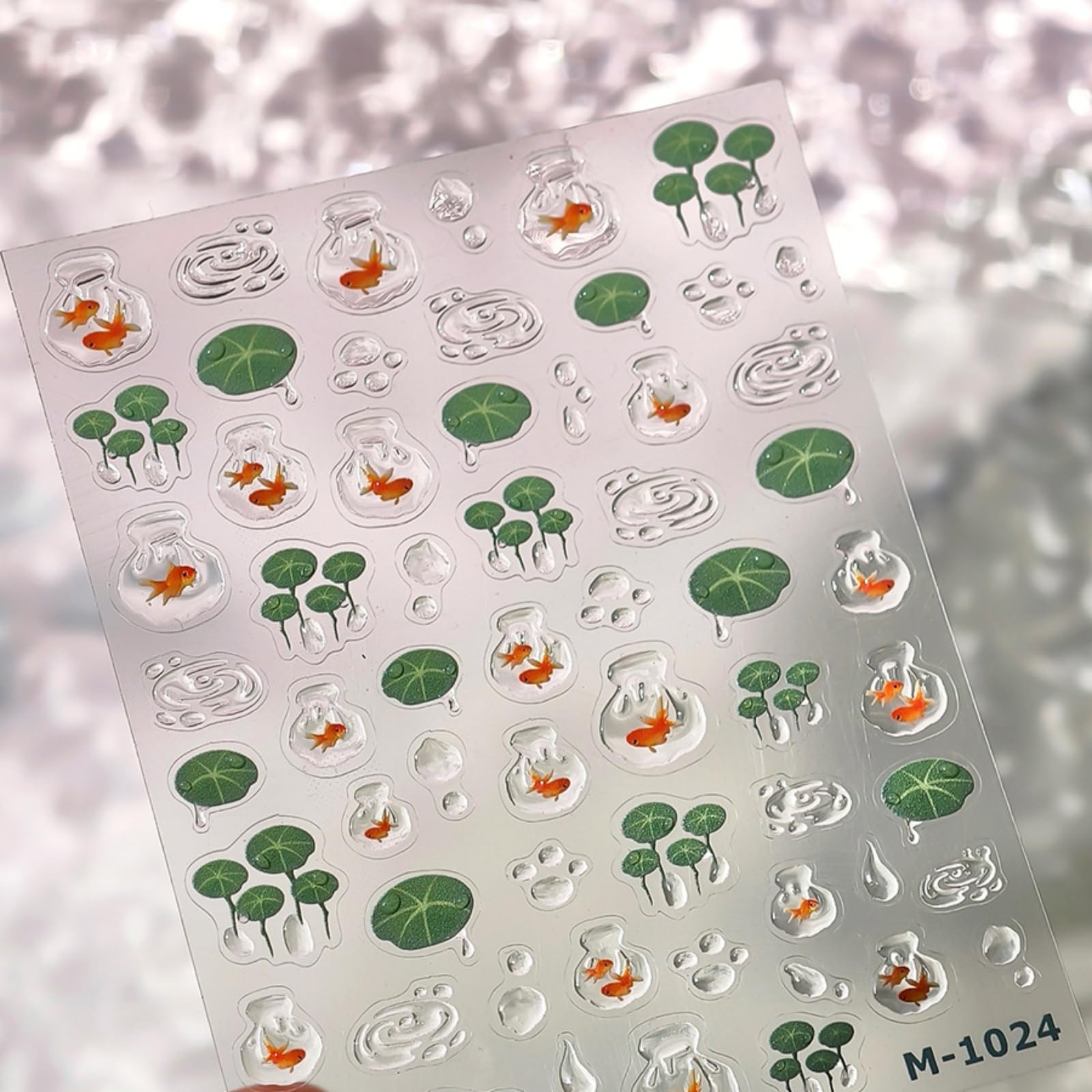 NBNTGH decal on acrylic nail, durable decorative accent benefit