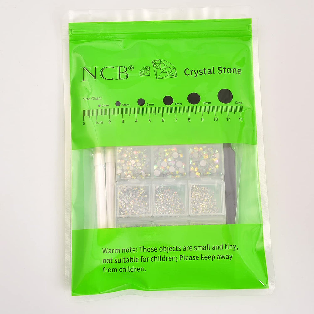 NCB two clear boxes with organized grids for easy storage and reuse