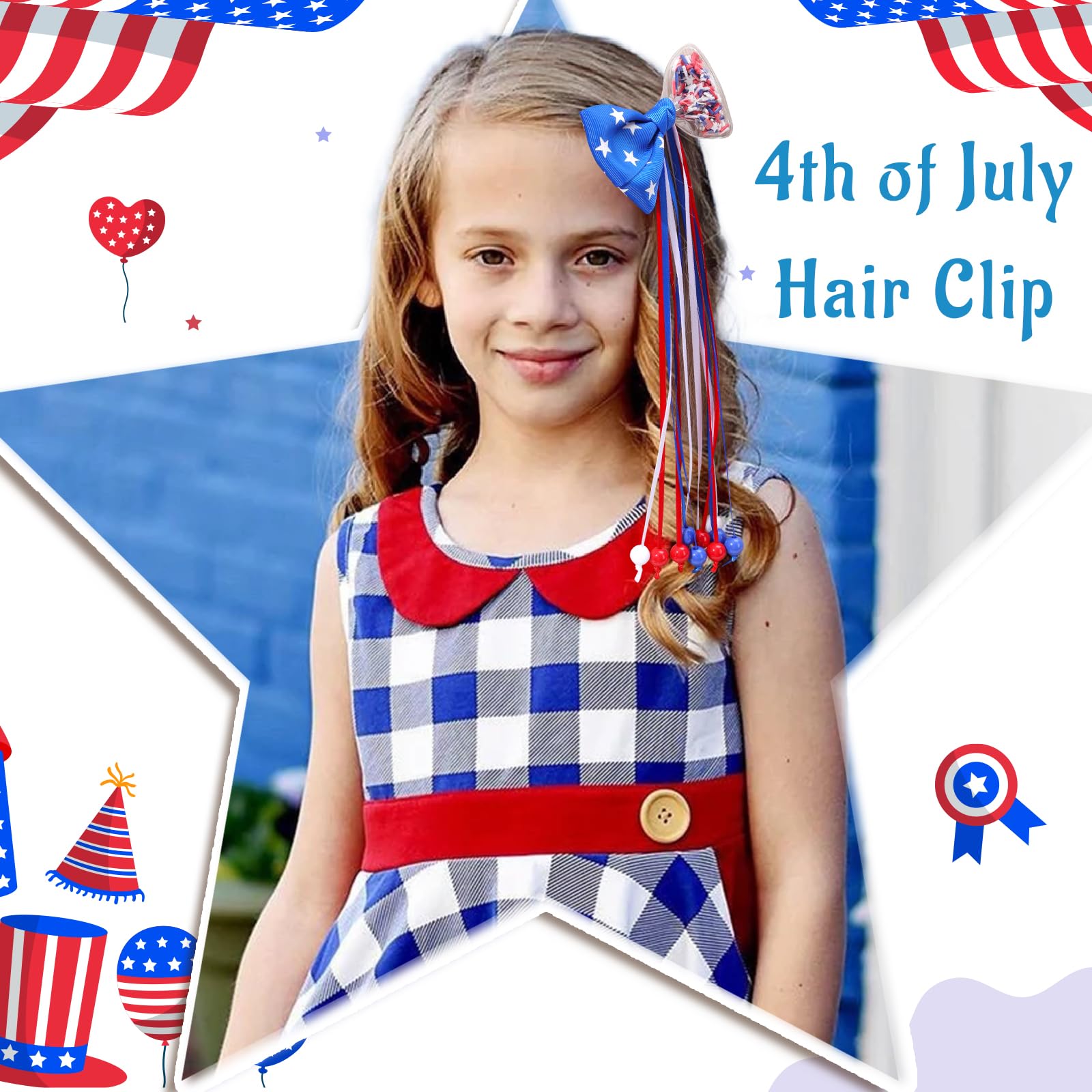 NCMAMA child wearing bows at a parade adding festive flair and comfortable hold