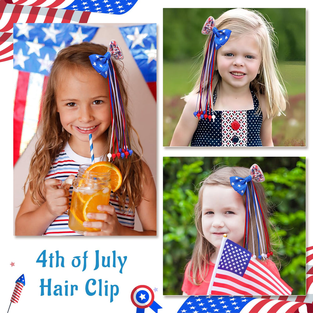 NCMAMA transparent pocket with miniature flag confetti adding sparkle and motion