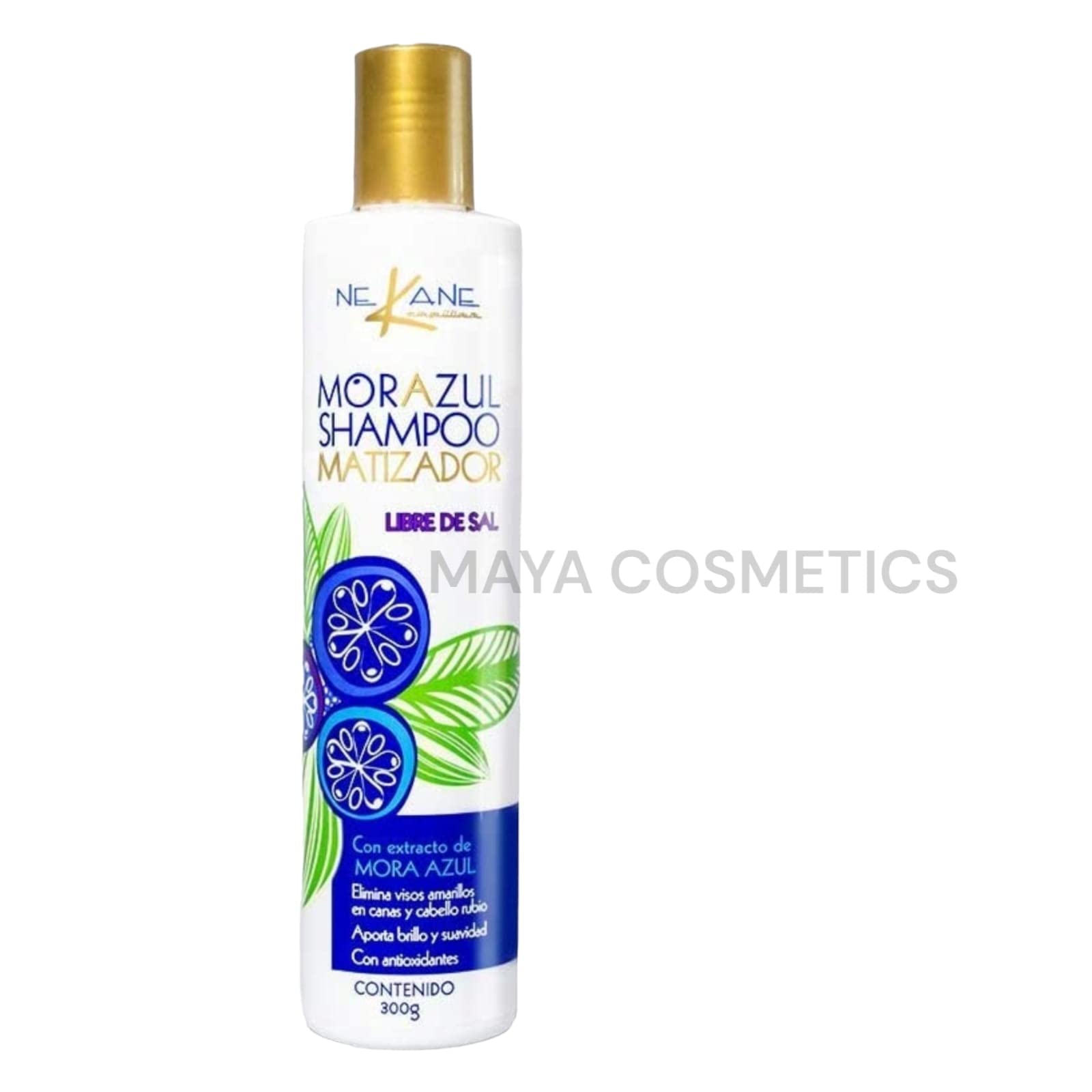 NE KANE CAPILAR blueberry extract close-up emphasizing natural shine benefit