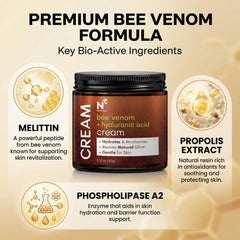 Neatique cream on fingertip dispensed from jar ready-to-apply hydration