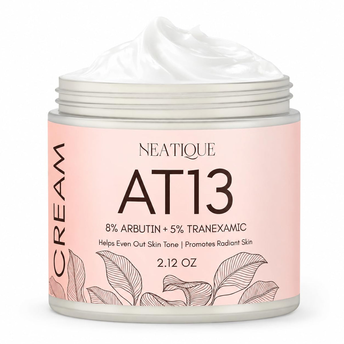 Neatique front tube showing product branding and 2 fl oz size benefit