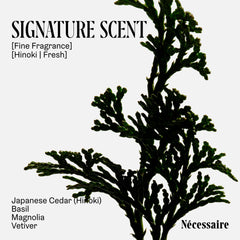 Nécessaire texture close-up showing creamy, non-greasy finish for smoothness