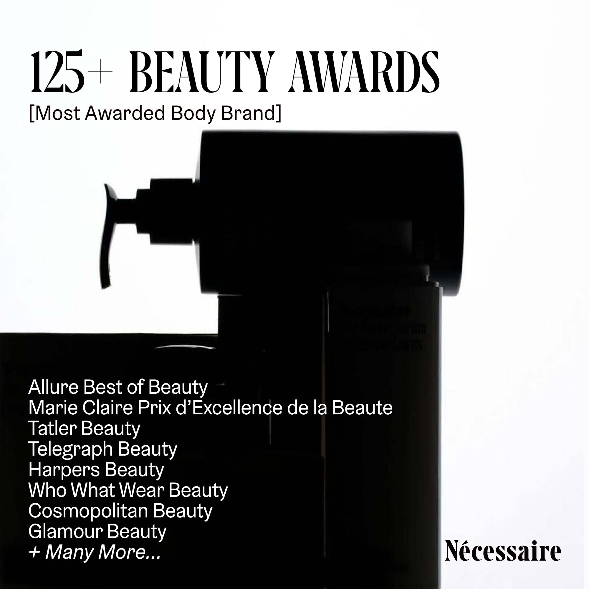 Nécessaire applying lotion to arm showing smoothing and hydration benefit