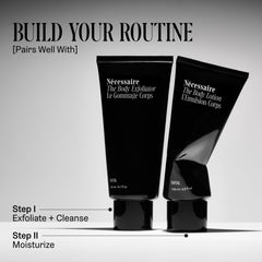Nécessaire application on forearm showing smooth absorption and hydrated skin result