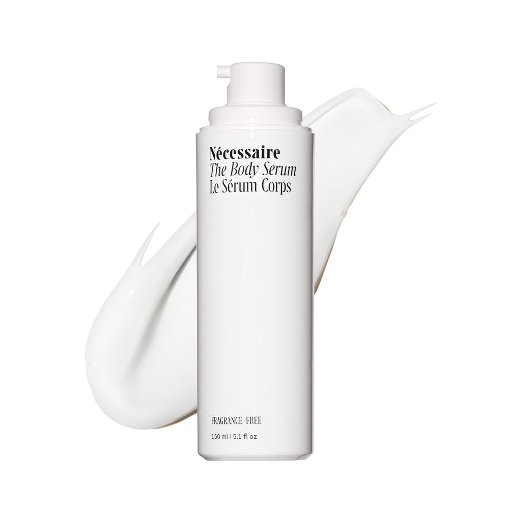Nécessaire front bottle view showing clean packaging and clear benefits