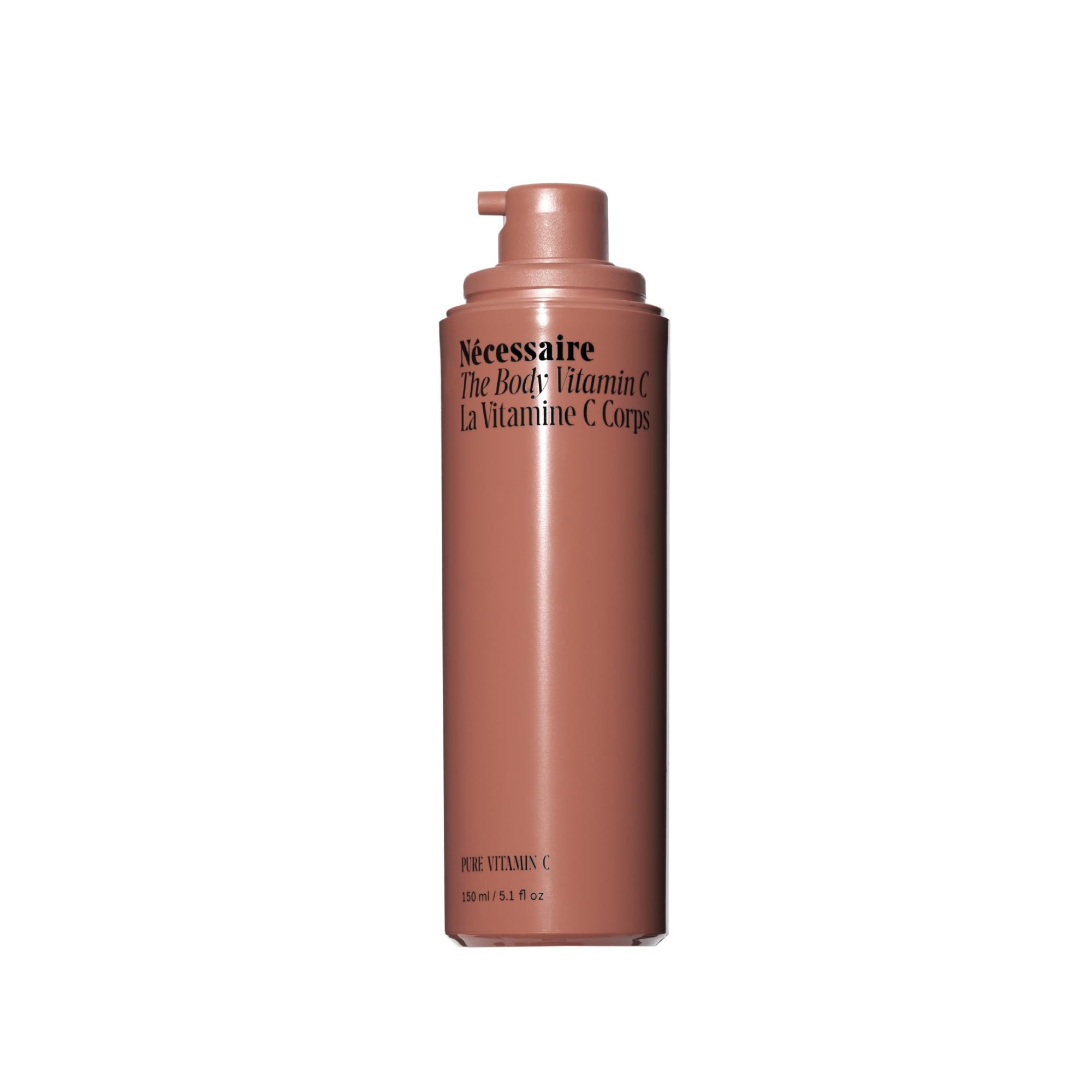 Nécessaire front bottle view showing clean serum design and easy dosing