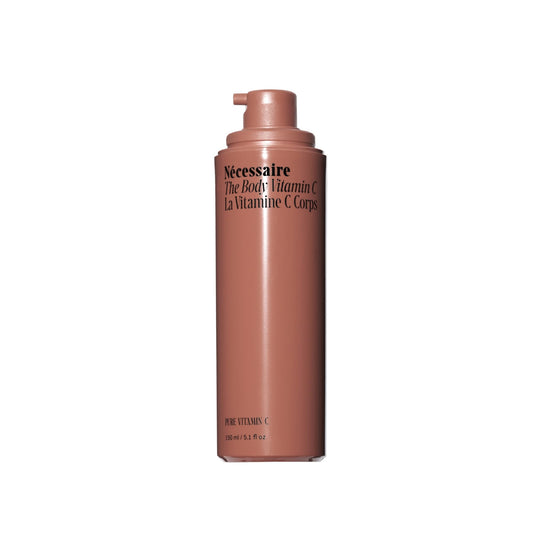 Nécessaire front bottle view showing clean serum design and easy dosing