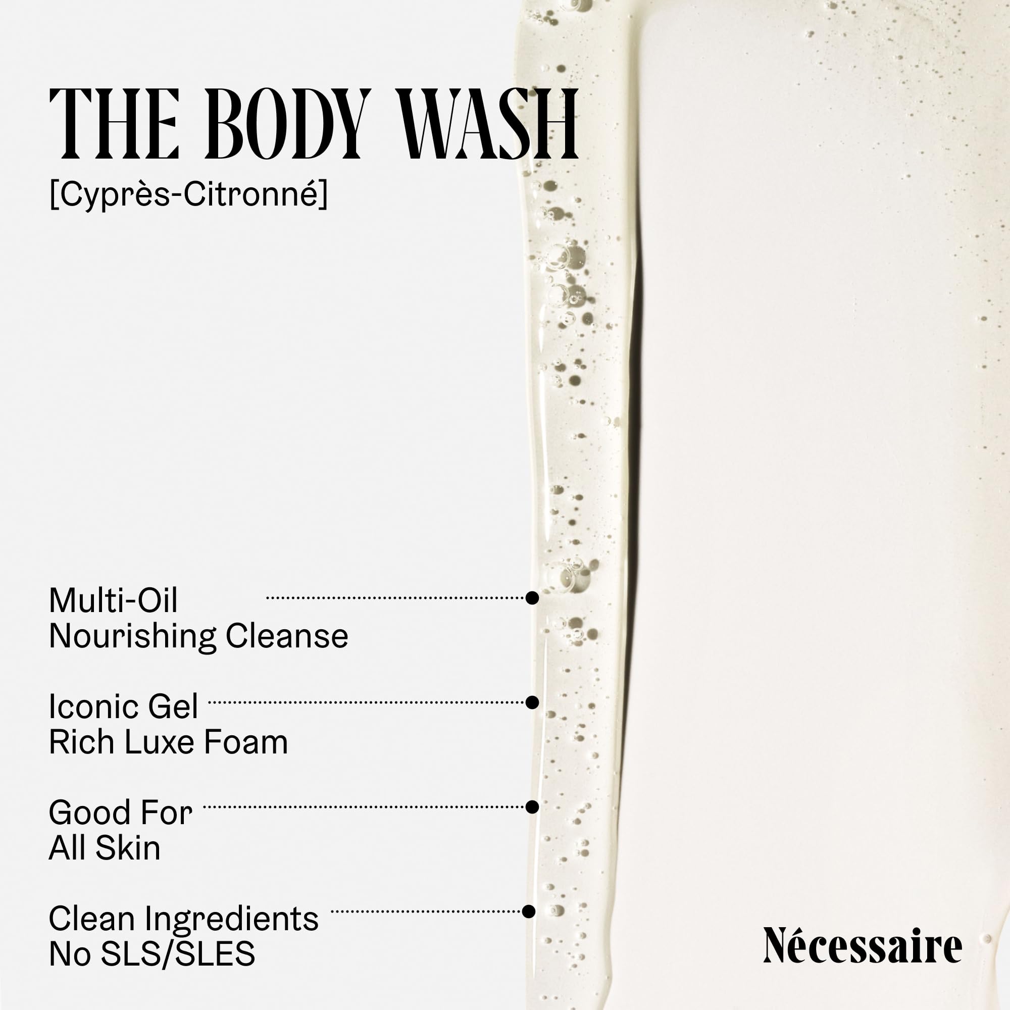 Nécessaire plant oils and droplets highlighting moisturizing benefits