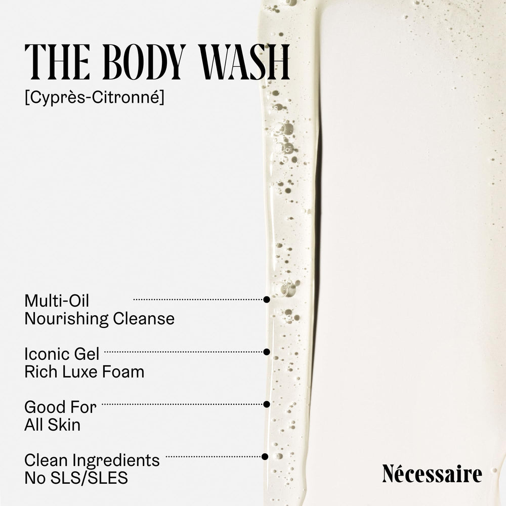 Nécessaire plant oils and droplets highlighting moisturizing benefits