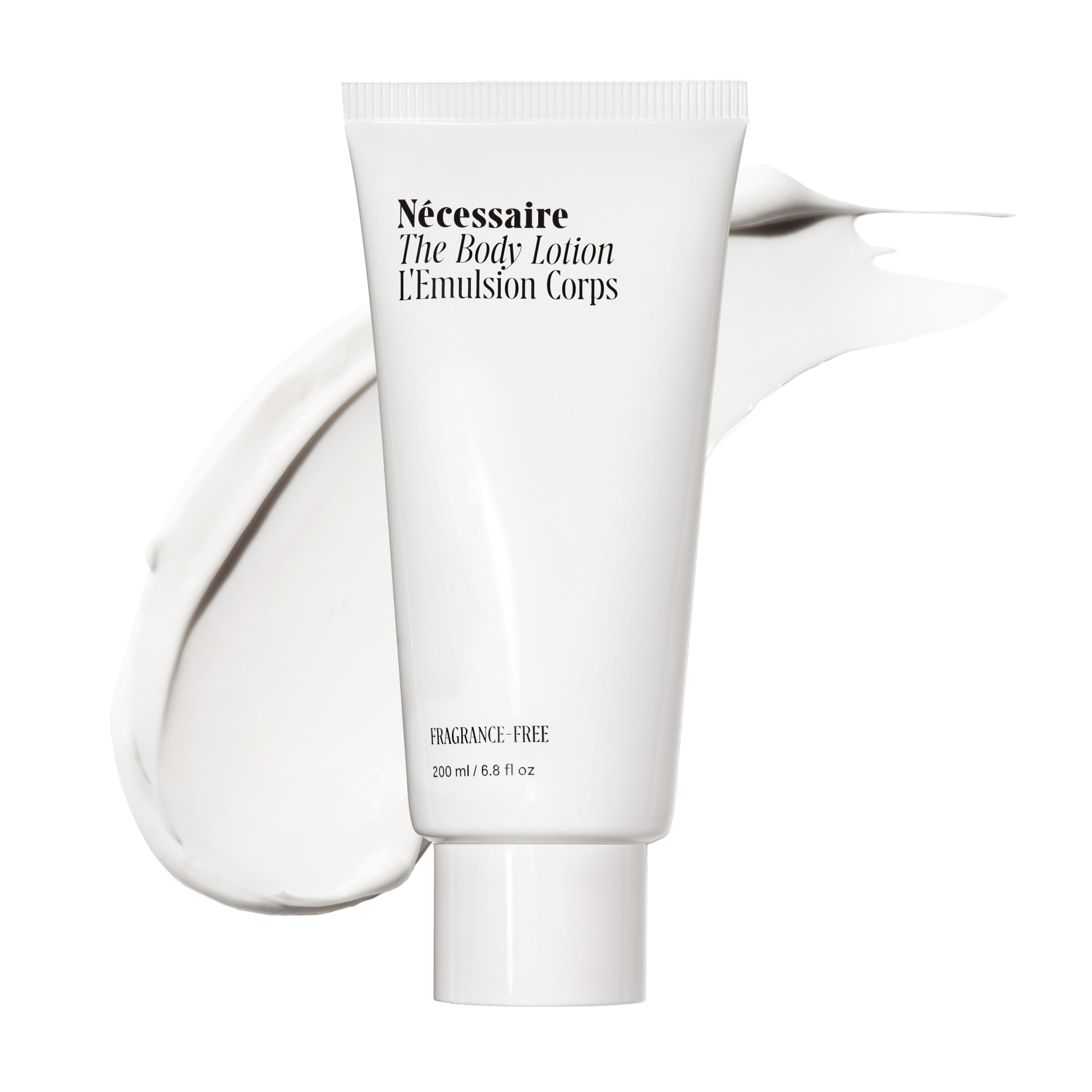 Nécessaire front pump bottle showing clean design and easy dispensing benefit