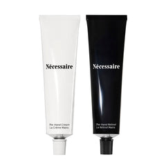 Nécessaire front packaging of The Hand Duo showing both tubes and benefit of a coordinated set