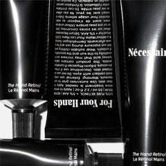 Nécessaire pump dispenser detail for precise nightly dosing
