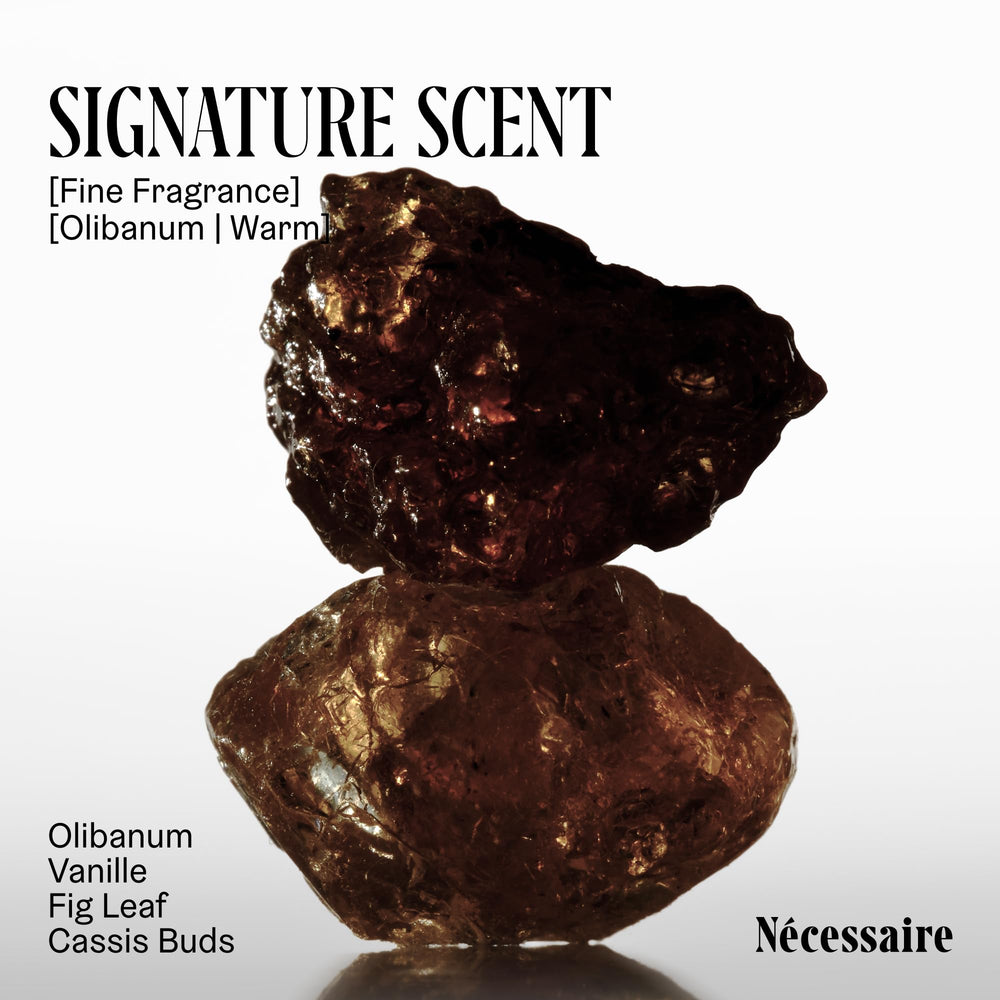 Nécessaire ingredient panel showing active list and transparent formulation benefit