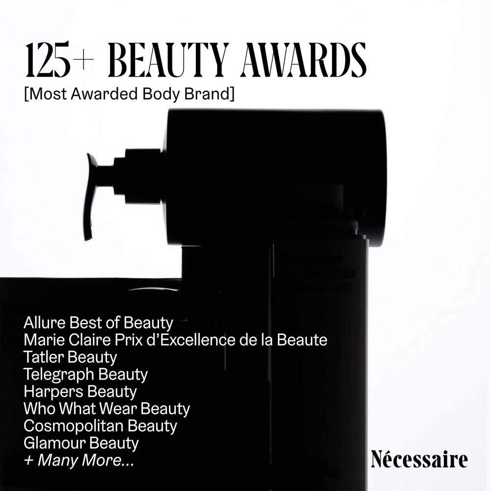 Nécessaire conditioner in bathroom lifestyle scene suggesting daily use benefit