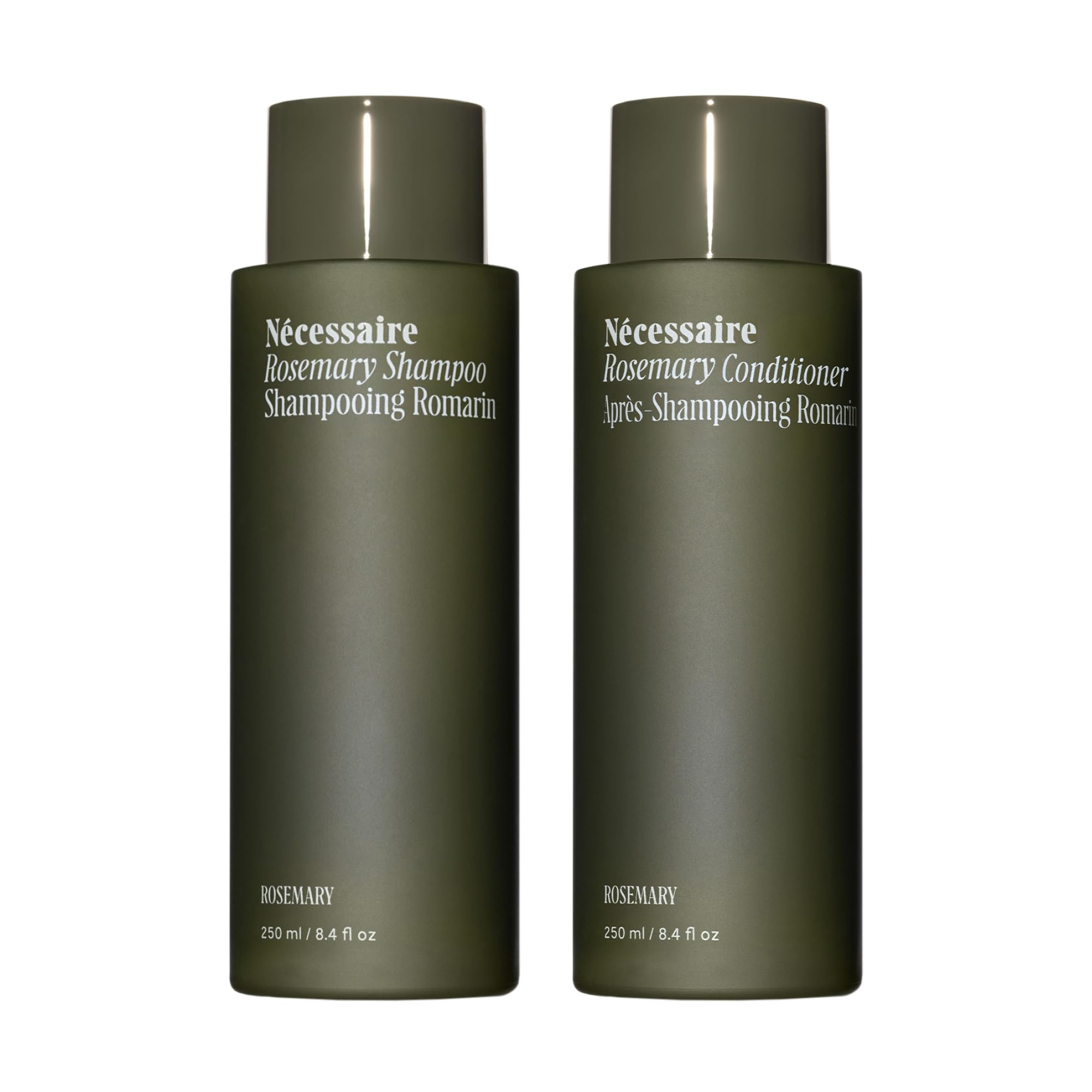 Nécessaire front packaging showing the duo and benefits